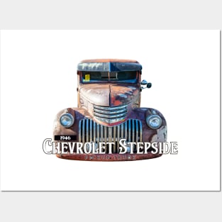 1946 Chevrolet Stepside Pickup Truck Posters and Art